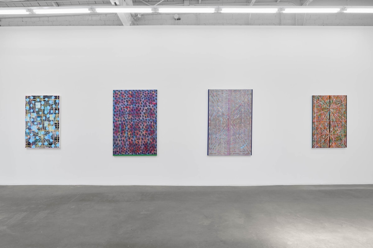 Installation view of KELLEY JOHNSON: Elusive Spaces, on view June 14 &ndash; Juy 19, 2025