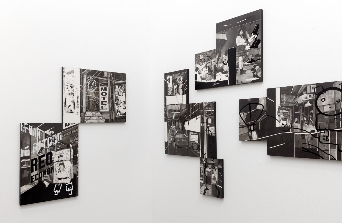 Installation View of Hugo Crosthwaite:&nbsp;TIJUAS! (Death March, Tijuana Bibles, and Other Legends)