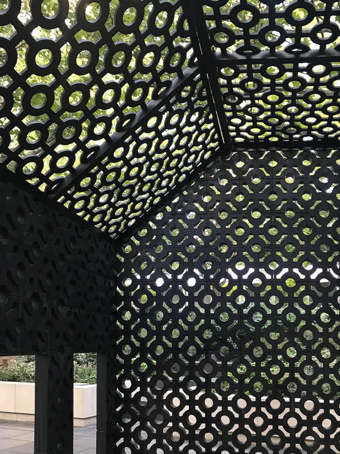 Installation view of Screenhouse​