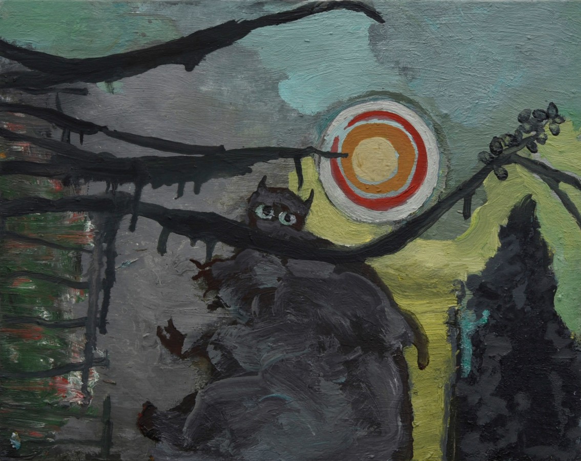 Roya Farassat, Every Fear, Every Hope, 2020, Oil on gessobord, 11 x 14 in.