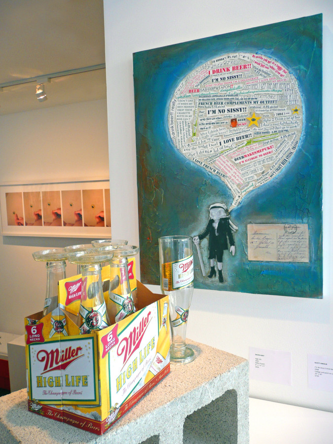 Installation View of COCKED! The Possessed Male: Object of Desire