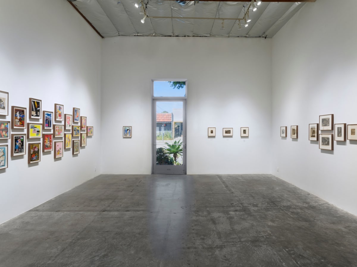 Installation view of Something Else: The Collages of Nathan Gluck