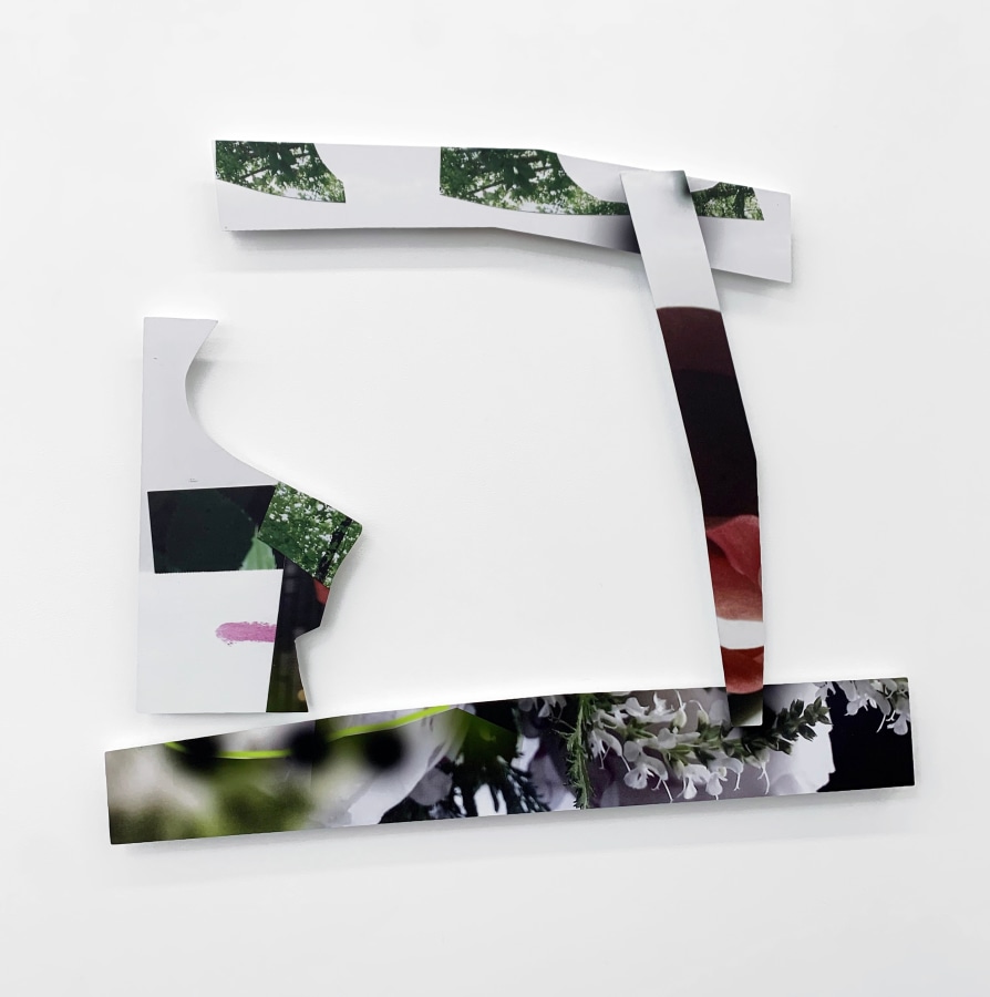 Kate Bonner, There is something there, 2022, UV ink on aluminum, 36 x 41 in.