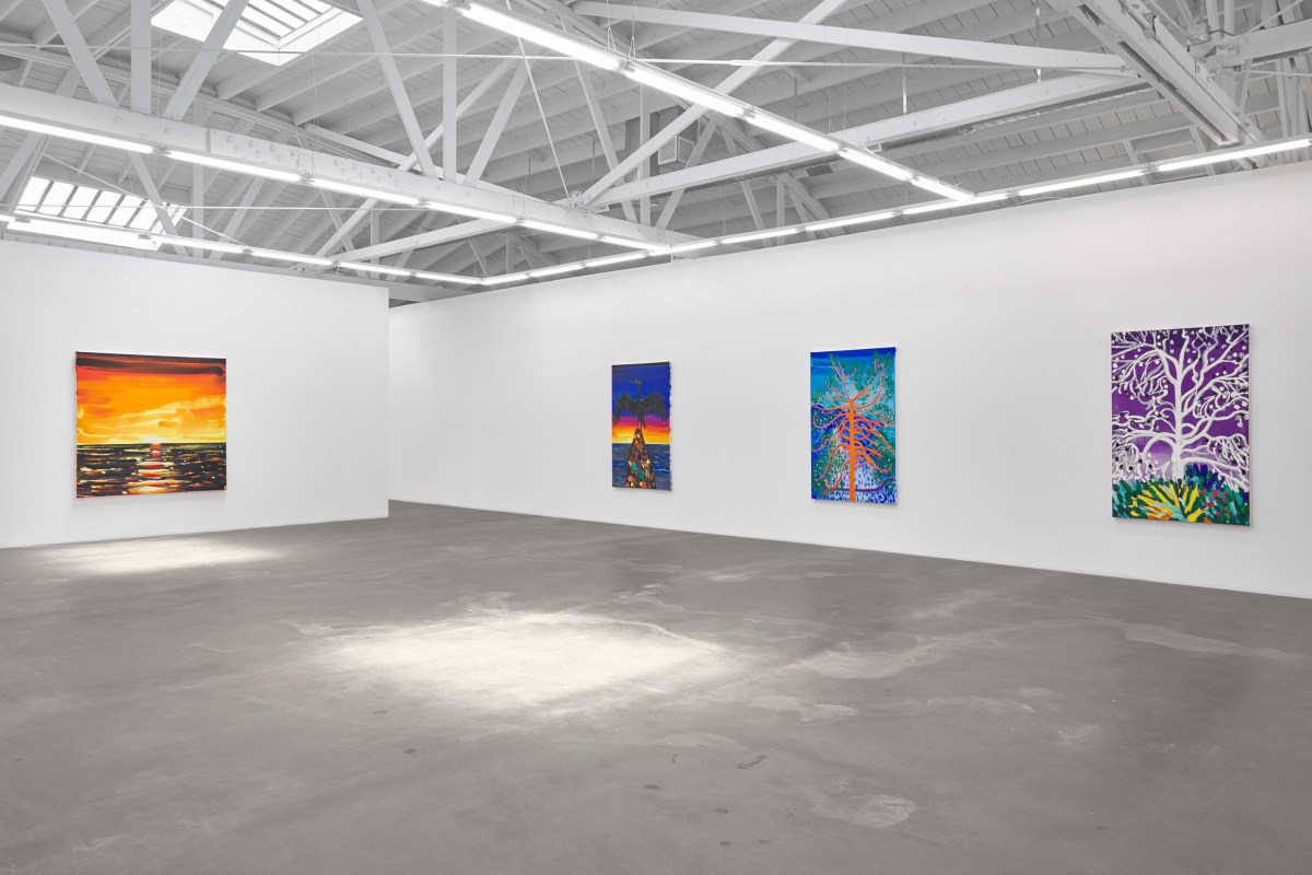 Installation view of ERIK OLSON: The Mountain and the Sea, on view June 17 - August 5, 2023