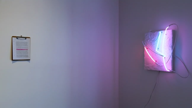 Installation View of Brandon Andrew: The Roughs