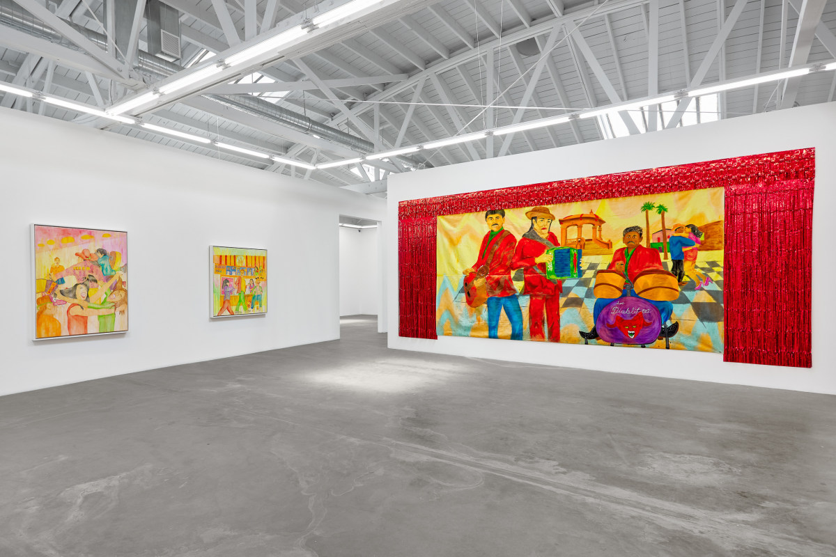 Installation view of&nbsp;KARLA DIAZ: Mujer Valiente y Los Diablitos (Brave Woman and The Little Devils), April 27 - May 8, 2024