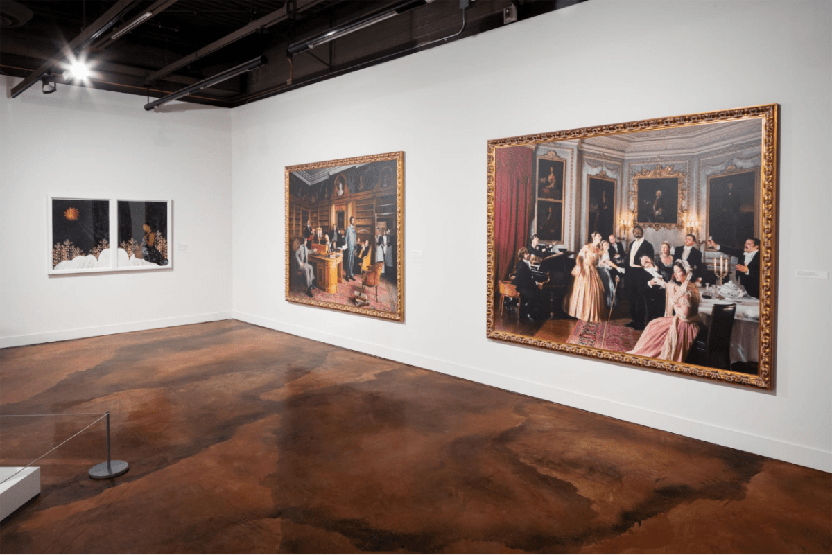 Installation view of Sanctuary&nbsp;at California African American Museum.