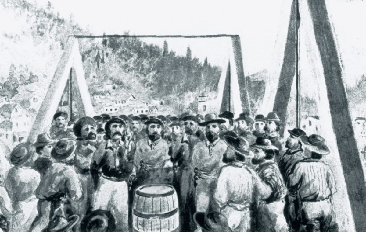 Ken Gonzales-Day, Lynching of Josefa Segovia, Downieville, CA., 1851., 2017