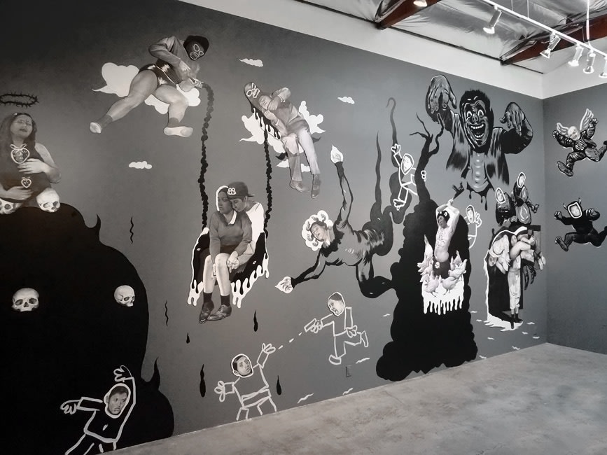 Installation View of Hugo Crosthwaite: Tijuanerias