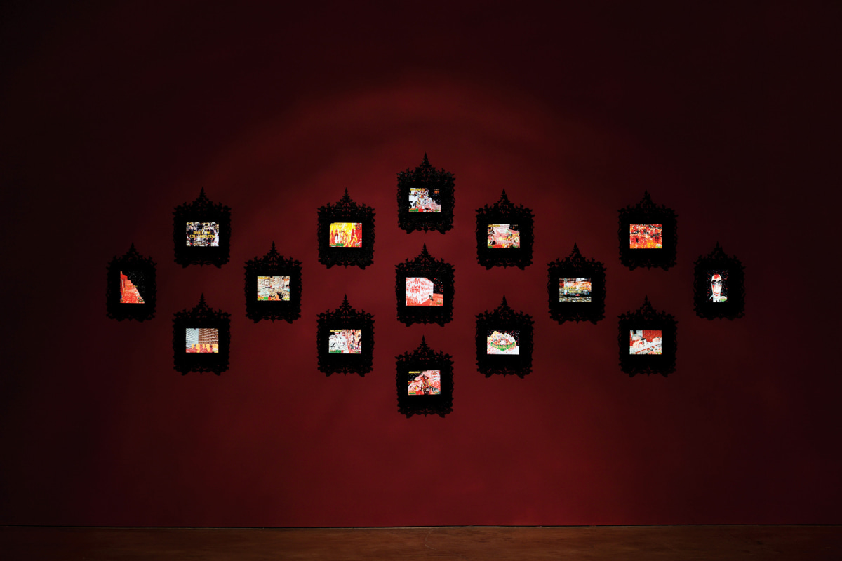 Installation View of Federico Solmi: Douche Bag City&nbsp;