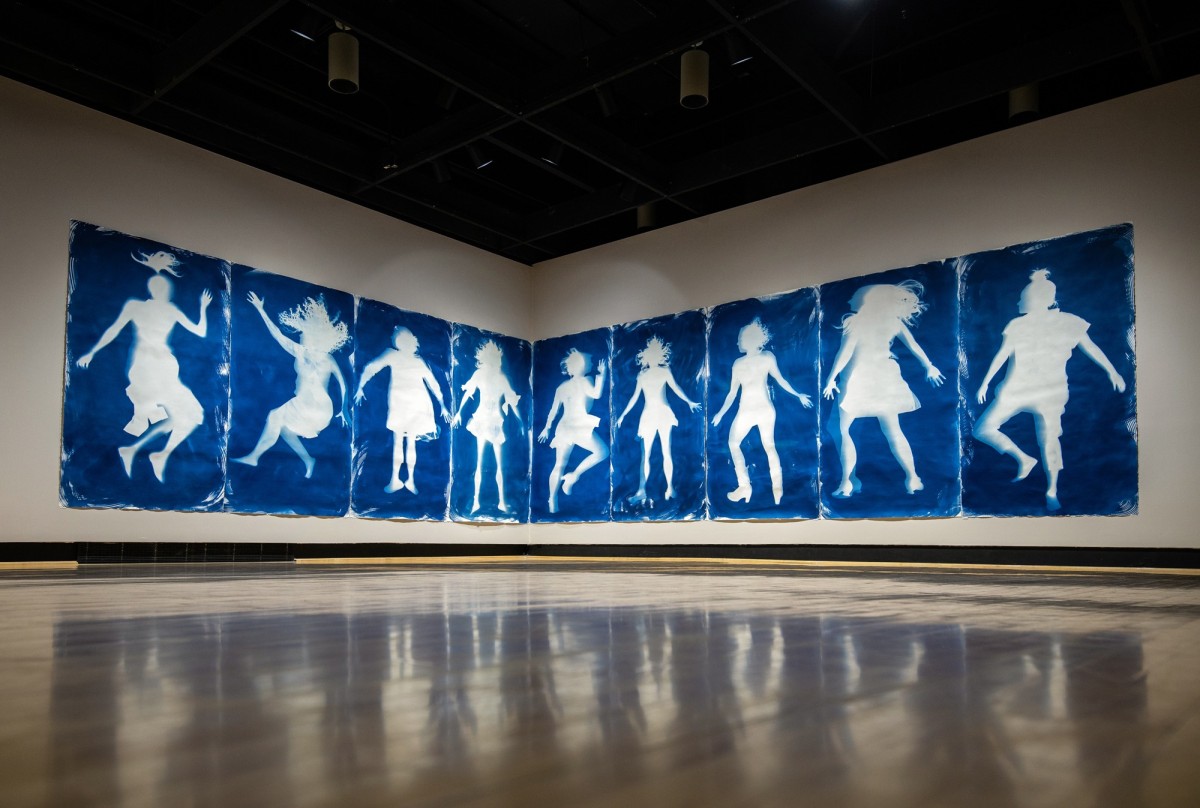 Installation View of The Same Sky Overarches Us All at University of Maryland Art Gallery