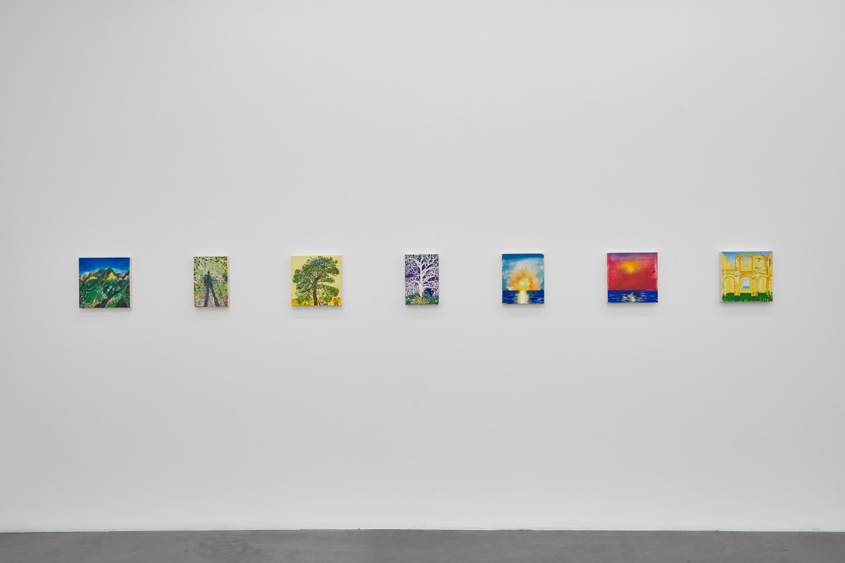 Installation view of ERIK OLSON: The Mountain and the Sea, on view June 17 - August 5, 2023