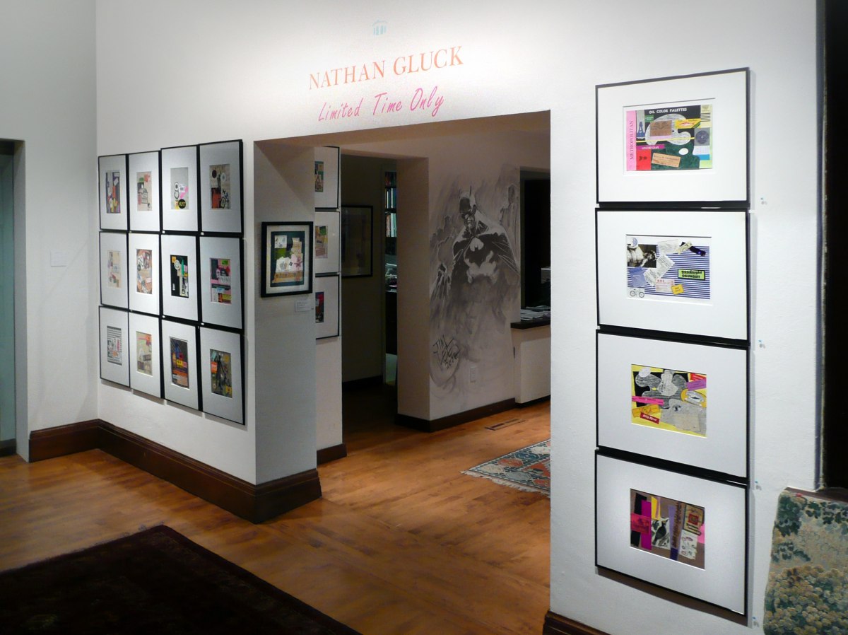 Installation View of NATHAN GLUCK:&nbsp;Limited Time Offer&nbsp;at the&nbsp;La Jolla Athenaeum of Music &amp;amp; Arts Library&nbsp;Rotunda Gallery (2008).