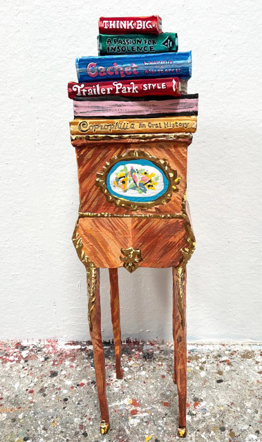 Jean Lowe Small Table (Gold Trim and Decoration), 2024