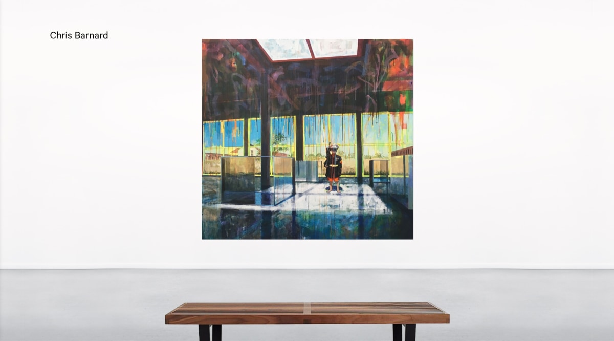 Installation view of Chris Barnard in Booth A8 at UNTITLED, ART Miami Beach Online Viewing Room