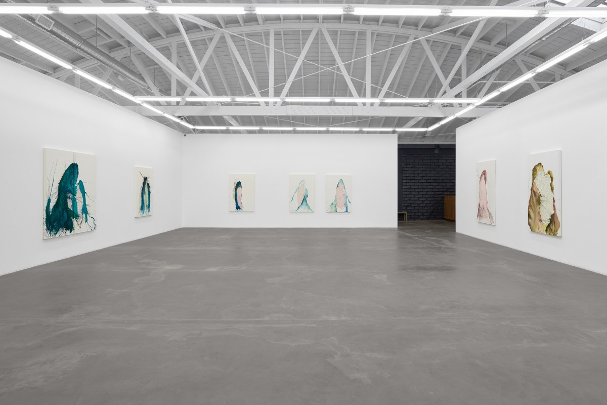 Installation view of&nbsp;Sherin Guirguis: A&rsquo;aru // Field of Reeds: Gathering, on view from November 4 - December 22, 2023