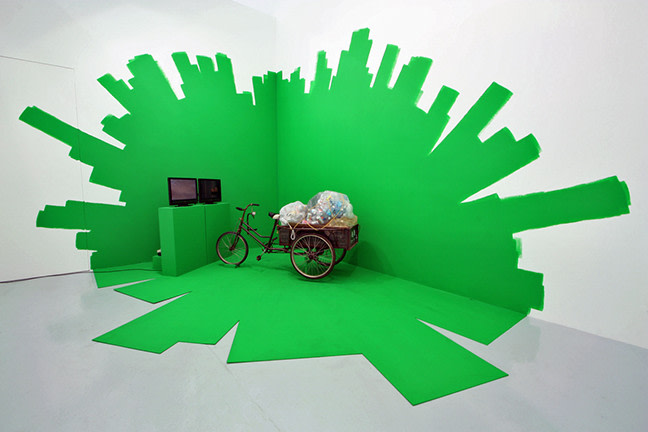 Installation View of Seth Augustine: MASH_UPS