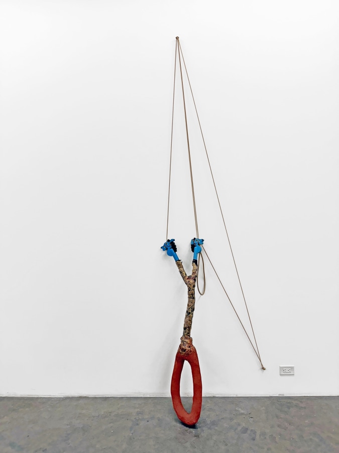 Installation view of GRISELDA ROSAS: Donde pas&oacute; antes (Where it happened before), on view from January 13 to February 17, 2024