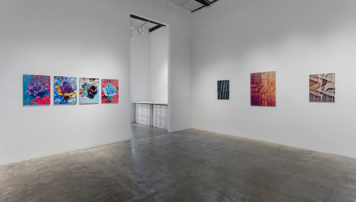 Installation View of Masood Kamandy: The Effect of Lightning on a Rainbow