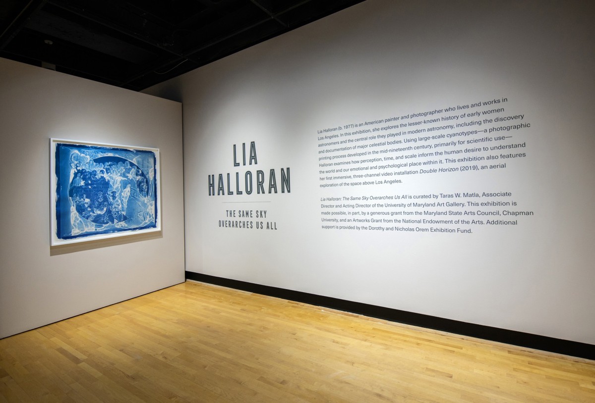 Installation View of The Same Sky Overarches Us All at University of Maryland Art Gallery