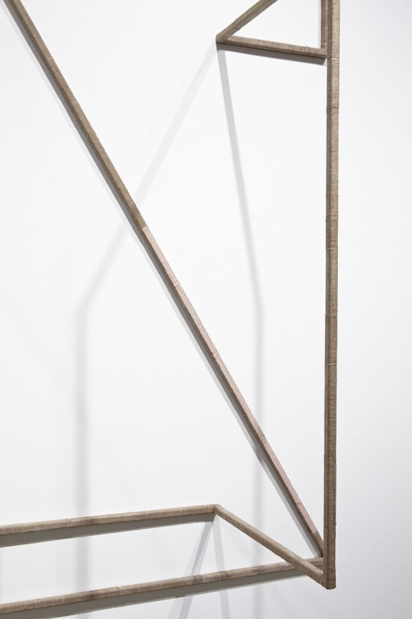 Installation View of Molly Larkey: THE NOT YET (or The Dictionary of Insubordinate Geometry)