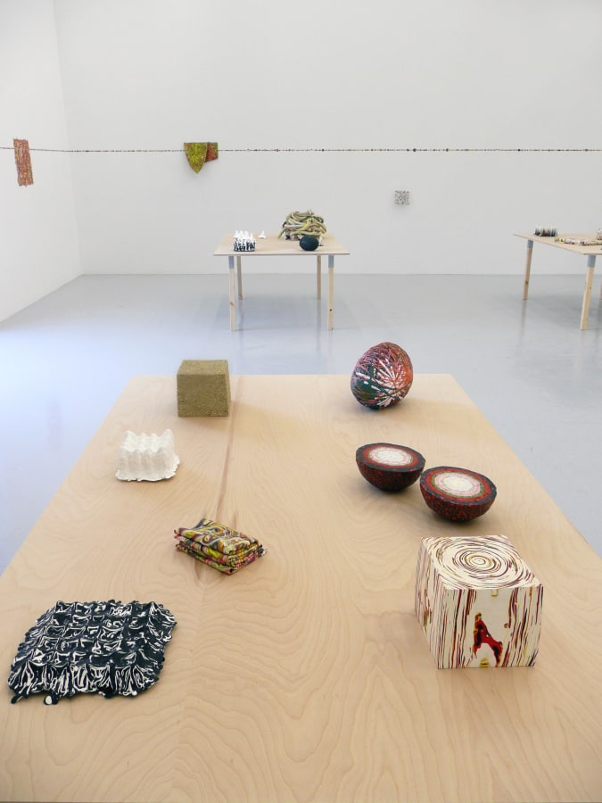 Installation View of Margie Livingston: Paint Objects