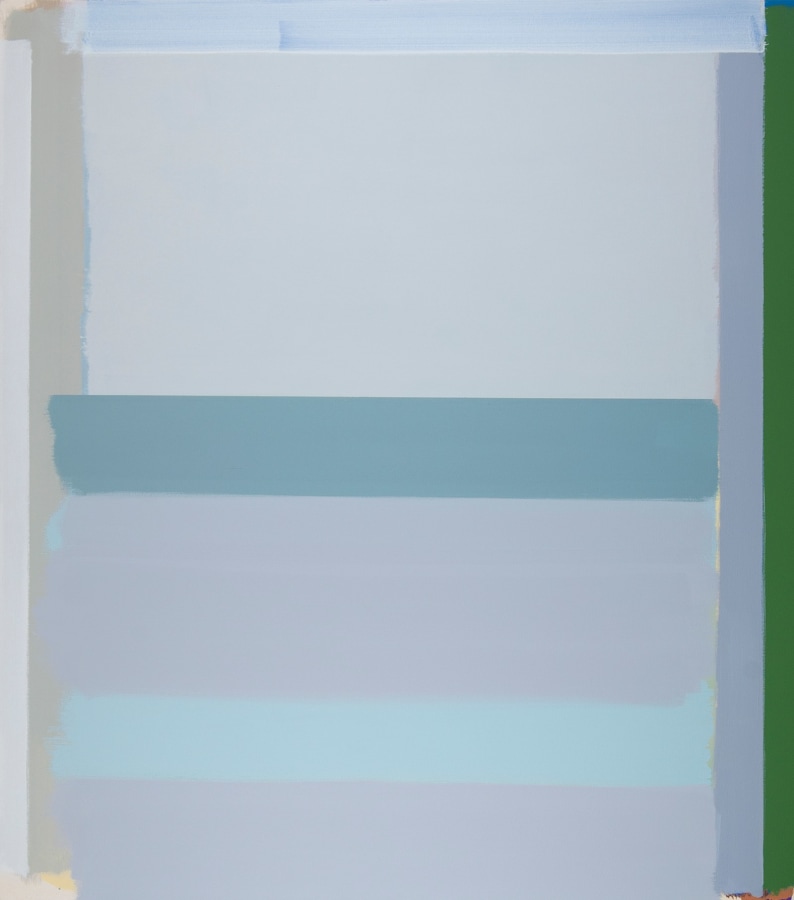 Michael Kindred Knight Fall River, 2014 Acrylic on Canvas  52 x 46 in.