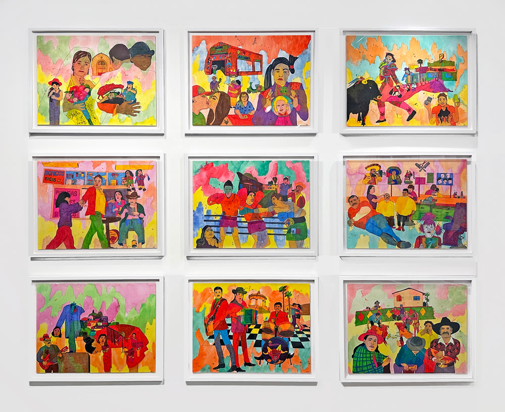 Installation view of Luis De Jesus Los Angeles at Dallas Art Fair 2023