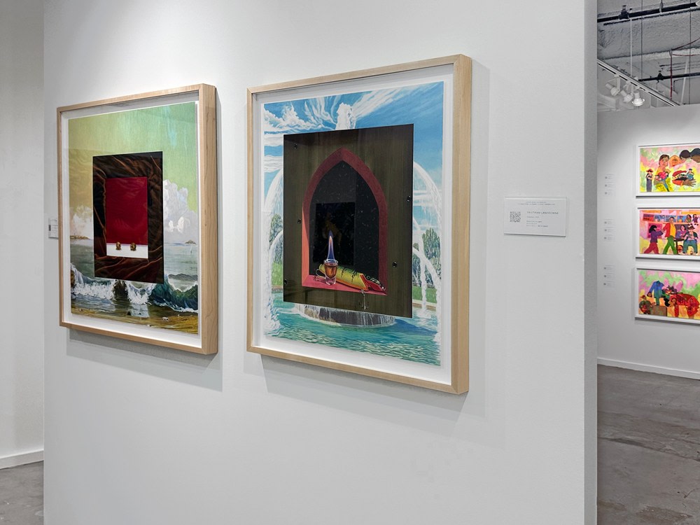 Installation view of Luis De Jesus Los Angeles at Dallas Art Fair 2023