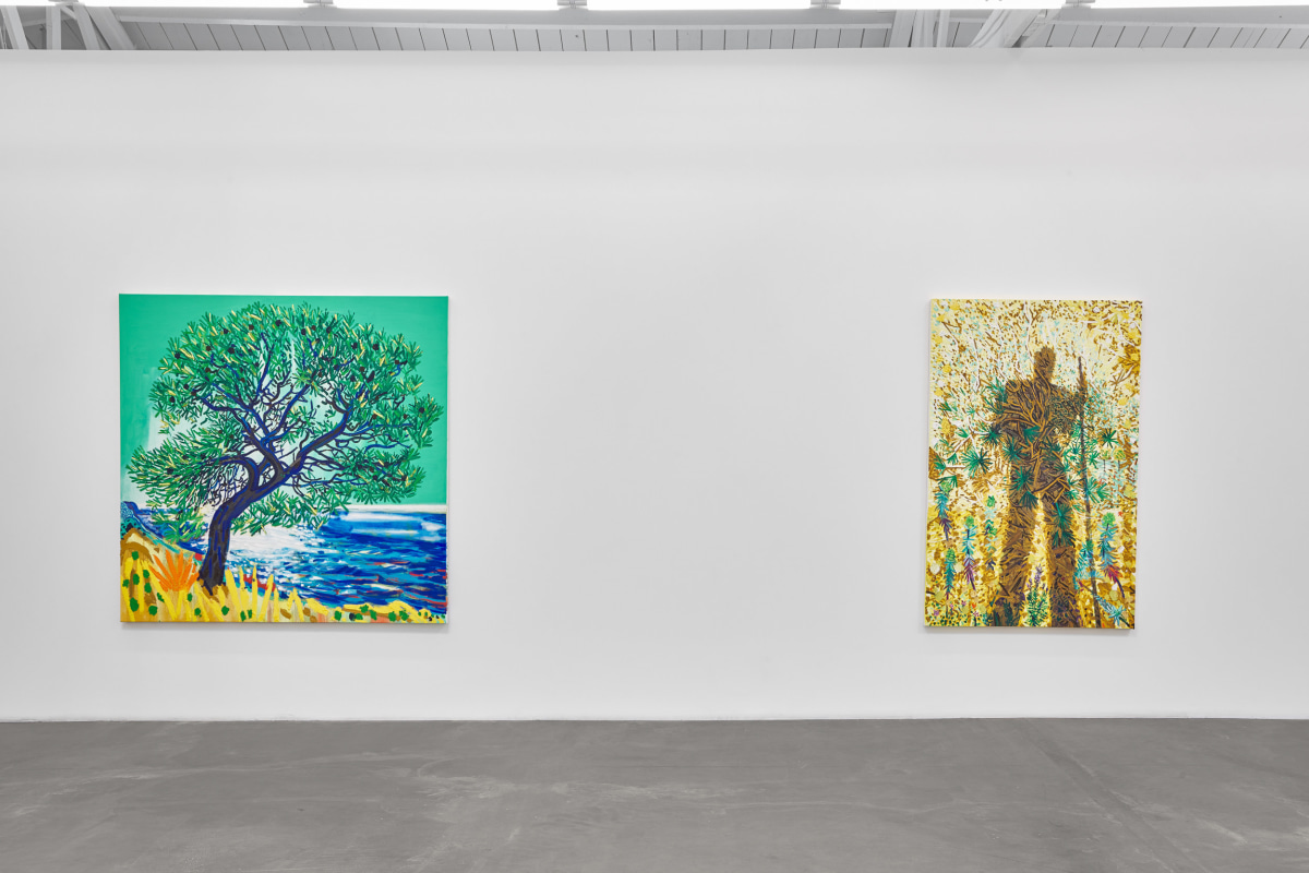 Installation view of ERIK OLSON: The Mountain and the Sea, on view June 17 - August 5, 2023