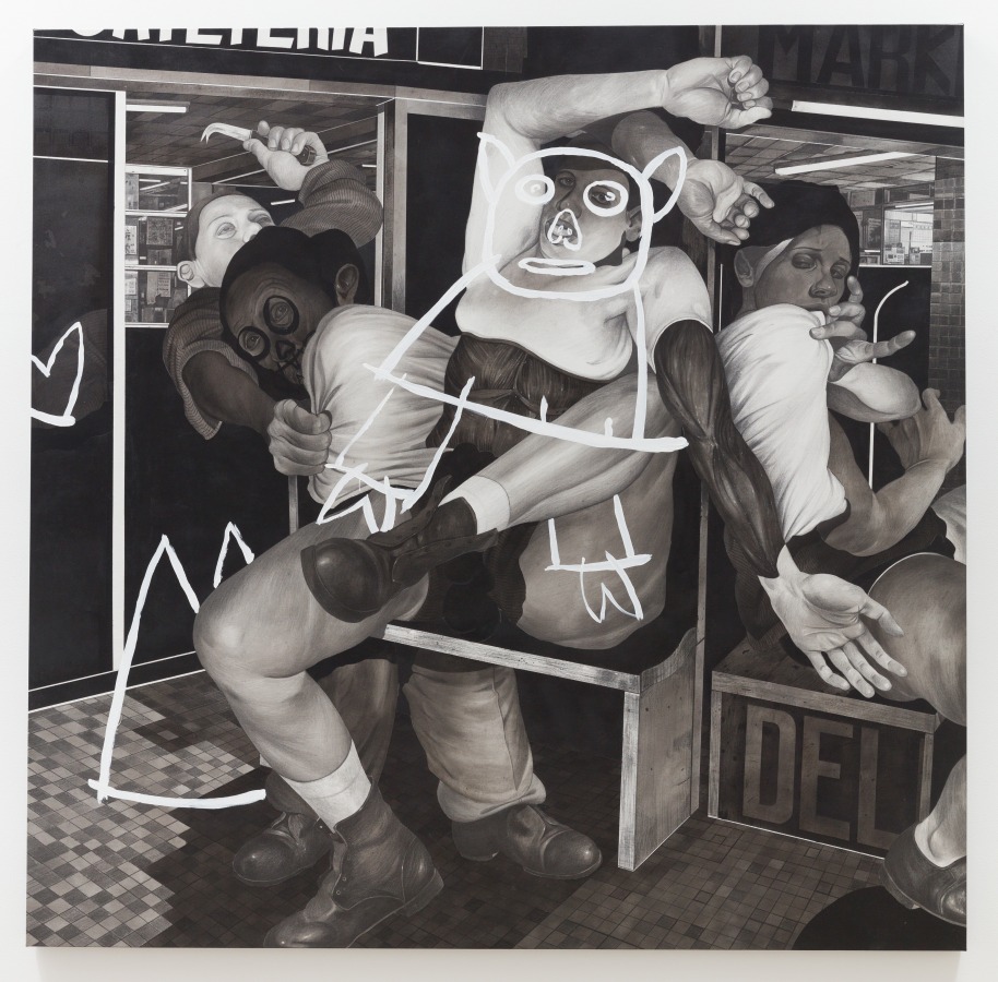 Installation View of Hugo Crosthwaite:&nbsp;TIJUAS! (Death March, Tijuana Bibles, and Other Legends)