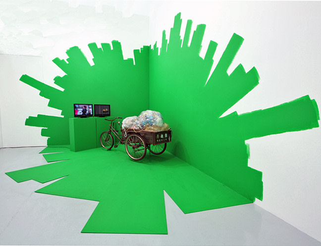 Installation View of Seth Augustine: MASH_UPS