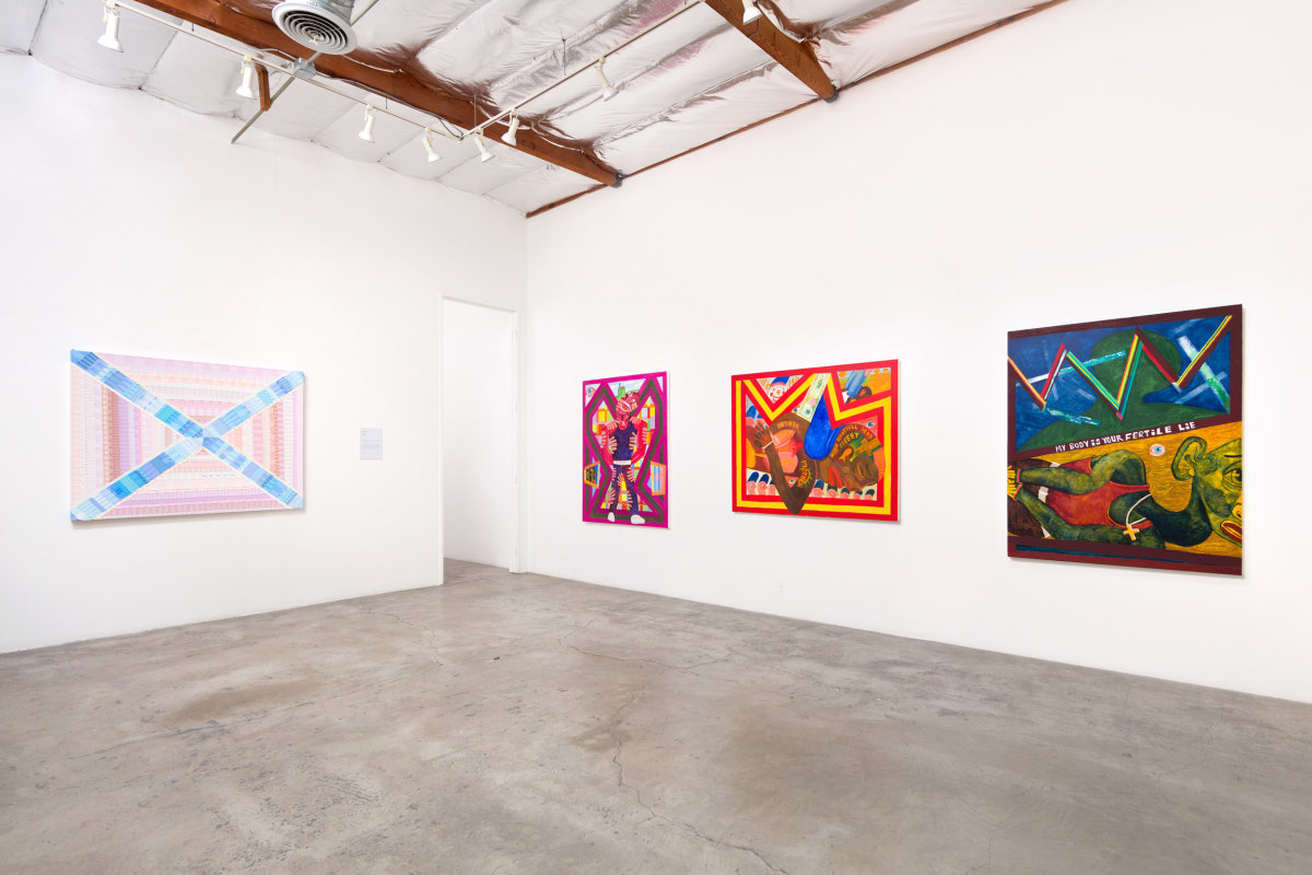 Installation View of&nbsp;Unreachable Spring: June Edmonds (L) and Peter Williams (R)