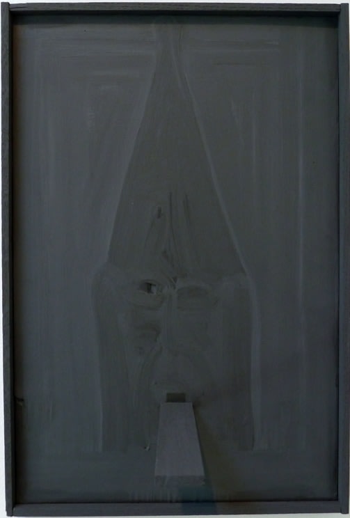 Aaron Wrinkle  Wizard Road, 2013 ​Acrylic on wood 24.75 x 16.75 x 11 in.