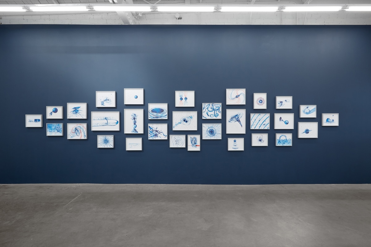 Installation view of&nbsp;Lia Halloran: Warped Side, on view from November 4 - December 22, 2023