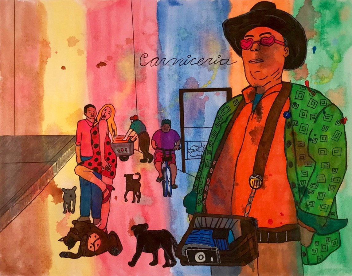 Karla Diaz, Pata de Perro, 2021, Watercolor and ink on paper, 11 x 14 in.