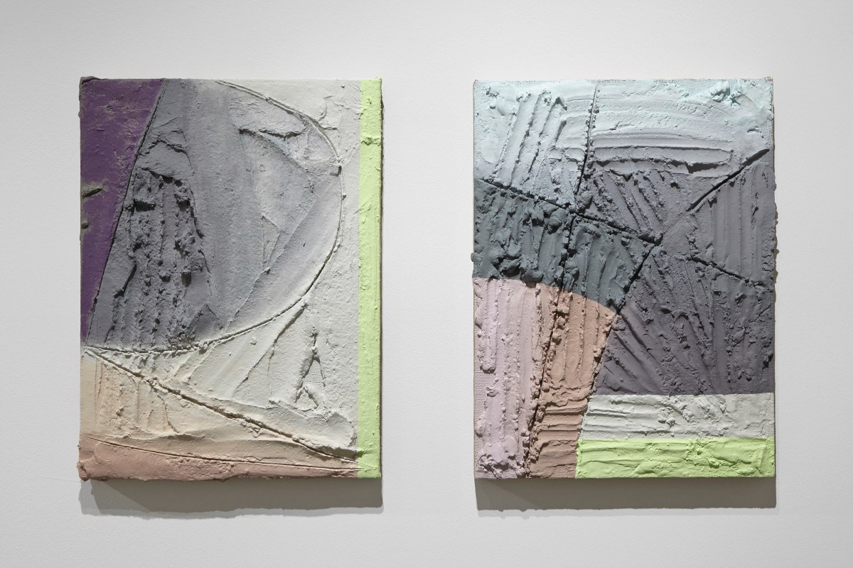 Installation View of Molly Larkey: THE NOT YET (or The Dictionary of Insubordinate Geometry)