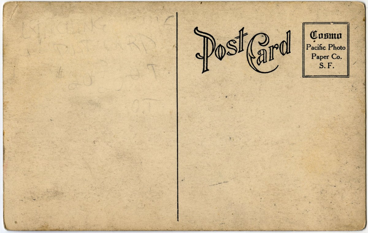 Ken Gonzalez-Day Verso, 4 Unidentified Mexicans?, n.d.  Erased Lynchings Set III, 2006-2019 Archival injet print on rag paper mounted on cardstock ​4.5 x 6 in.