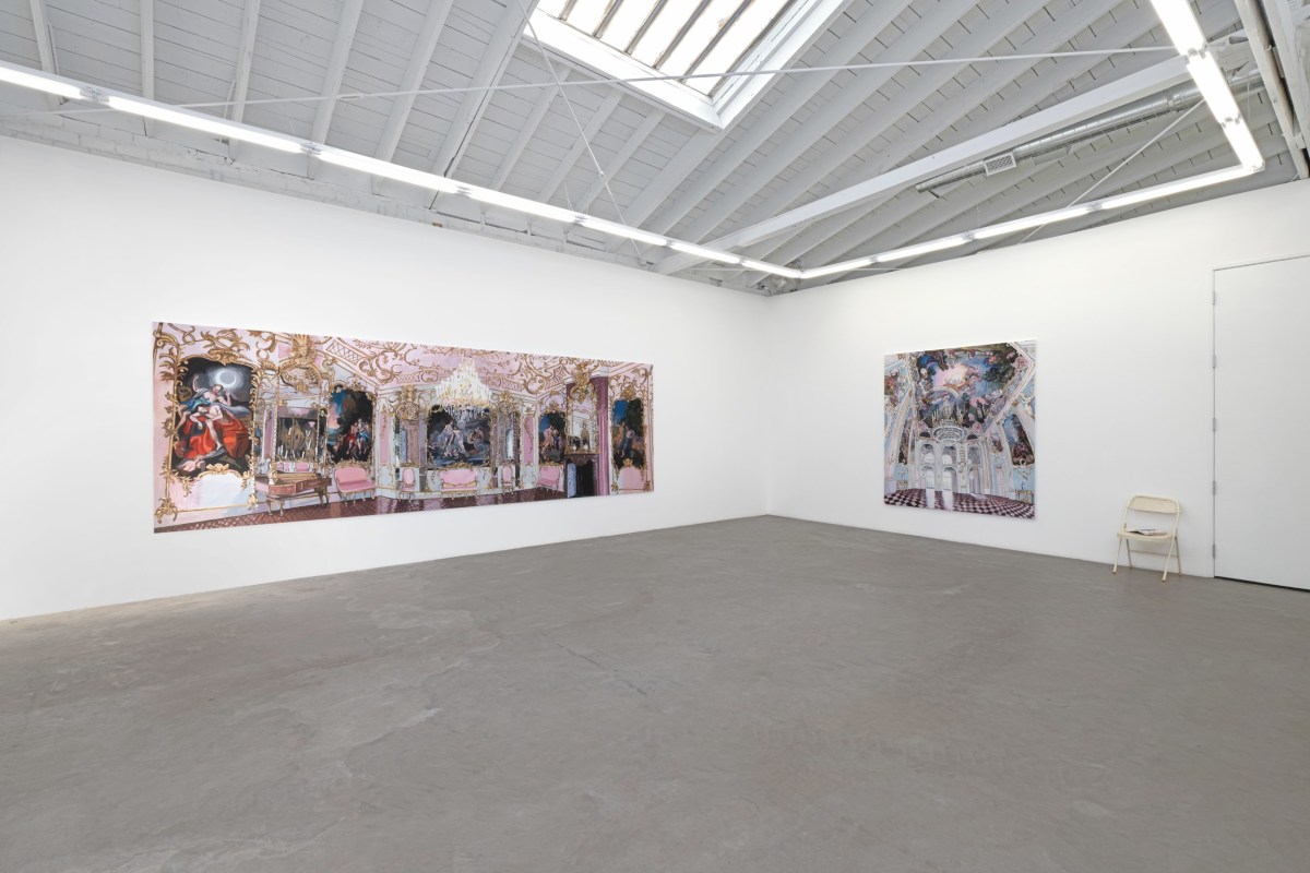 Installation view of Jean Lowe,&nbsp;Light and Space