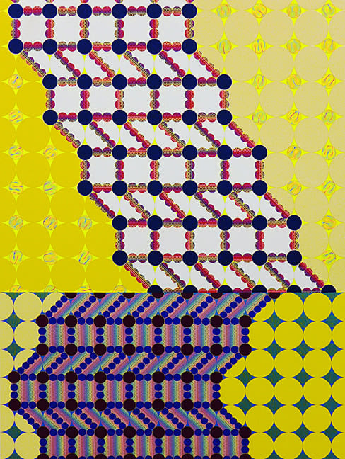 Geoffrey Todd Smith Fukushima Windmill, 2013 Enamel, gouache, acrylic and ink on panel ​40 x 30 in.