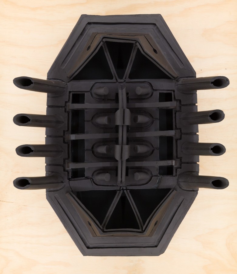 Rodrigo Valenzuela, Airstrip #2, 2020, Ceramic, 24 x 21 x 6 in.