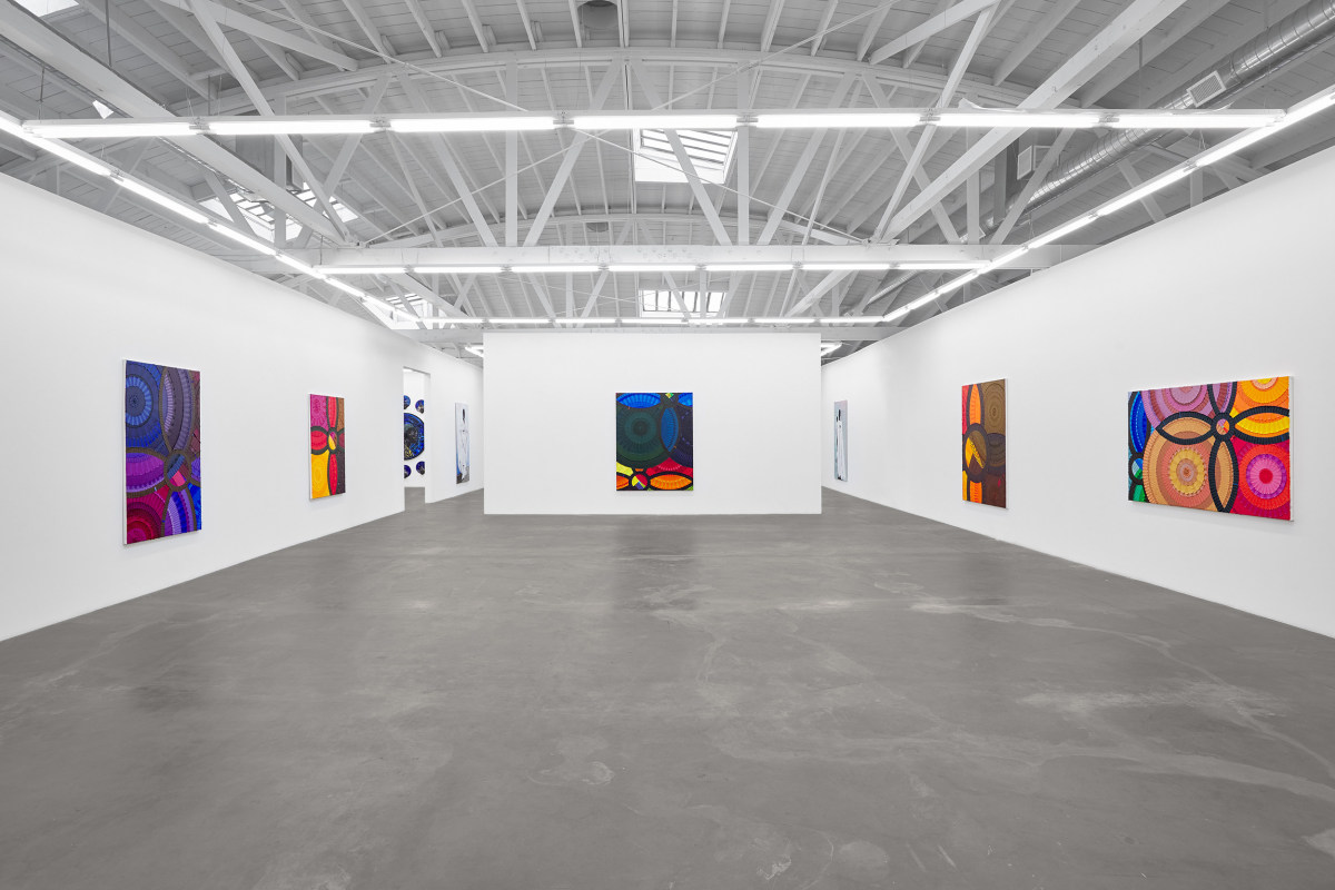 Installation view of JUNE EDMONDS: Meditations on African Resilience, on view February 24 - April 13, 2024