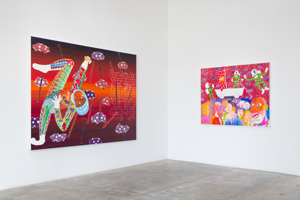 Installation View of PETER WILLIAMS:&nbsp;Black Universe. Photo by Michael Underwood.&nbsp;