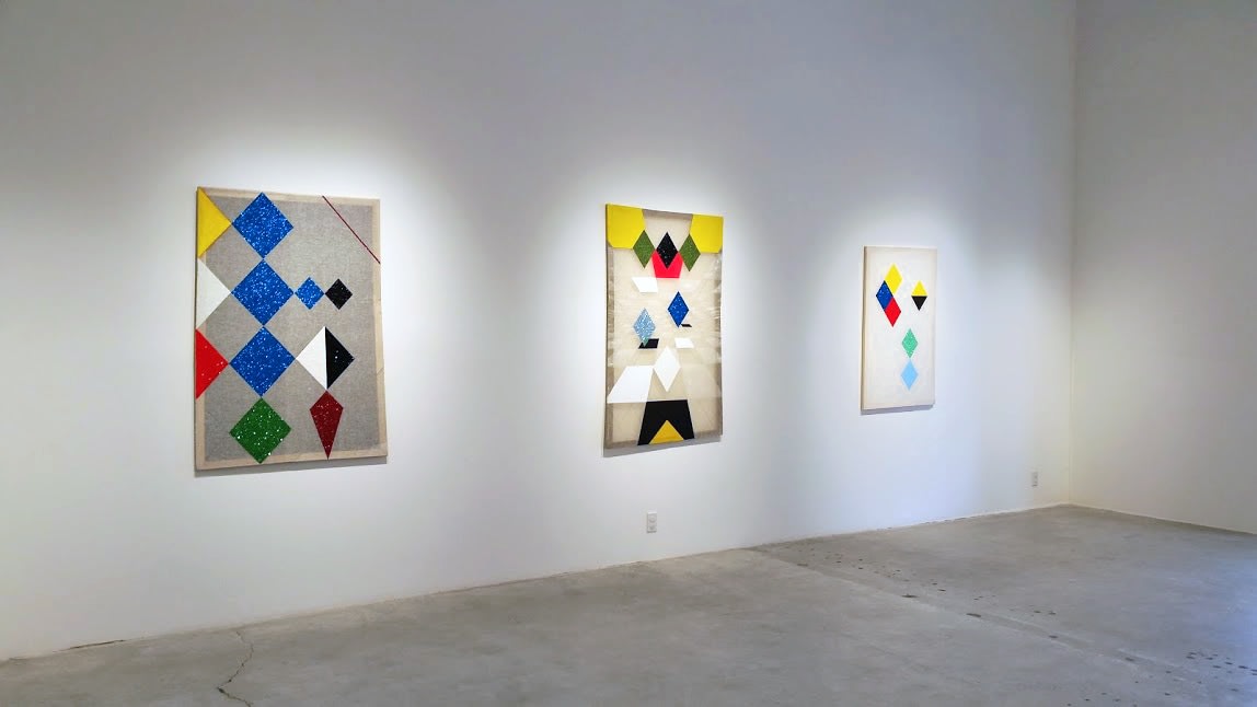 Installation View of Matt Carter: hellequinharlequinclown