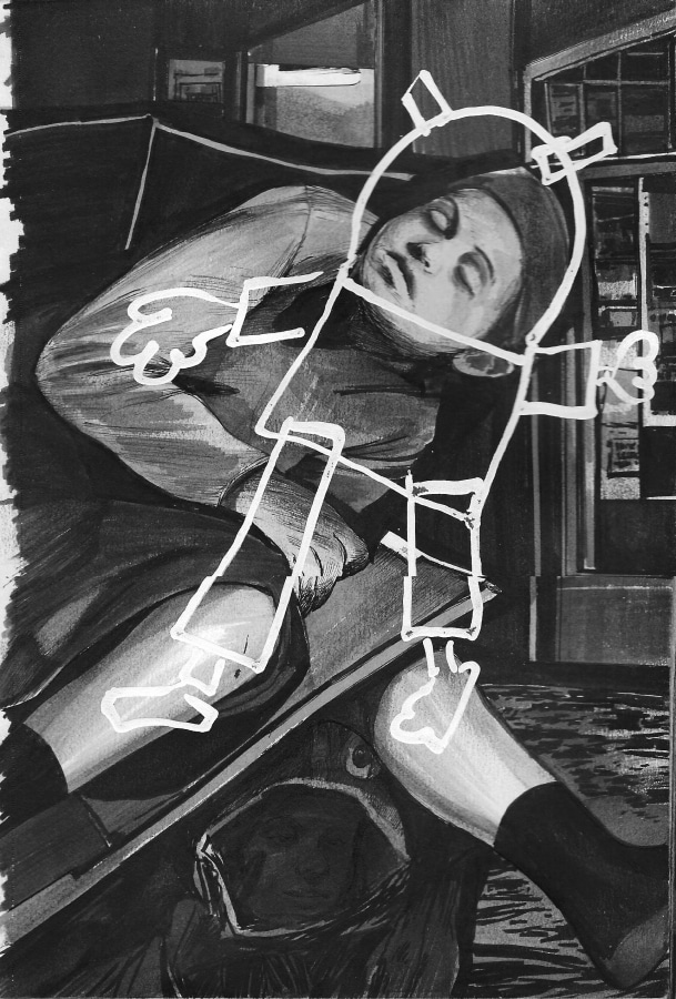 Hugo Crosthwaite Carpas Study, #2, 2013