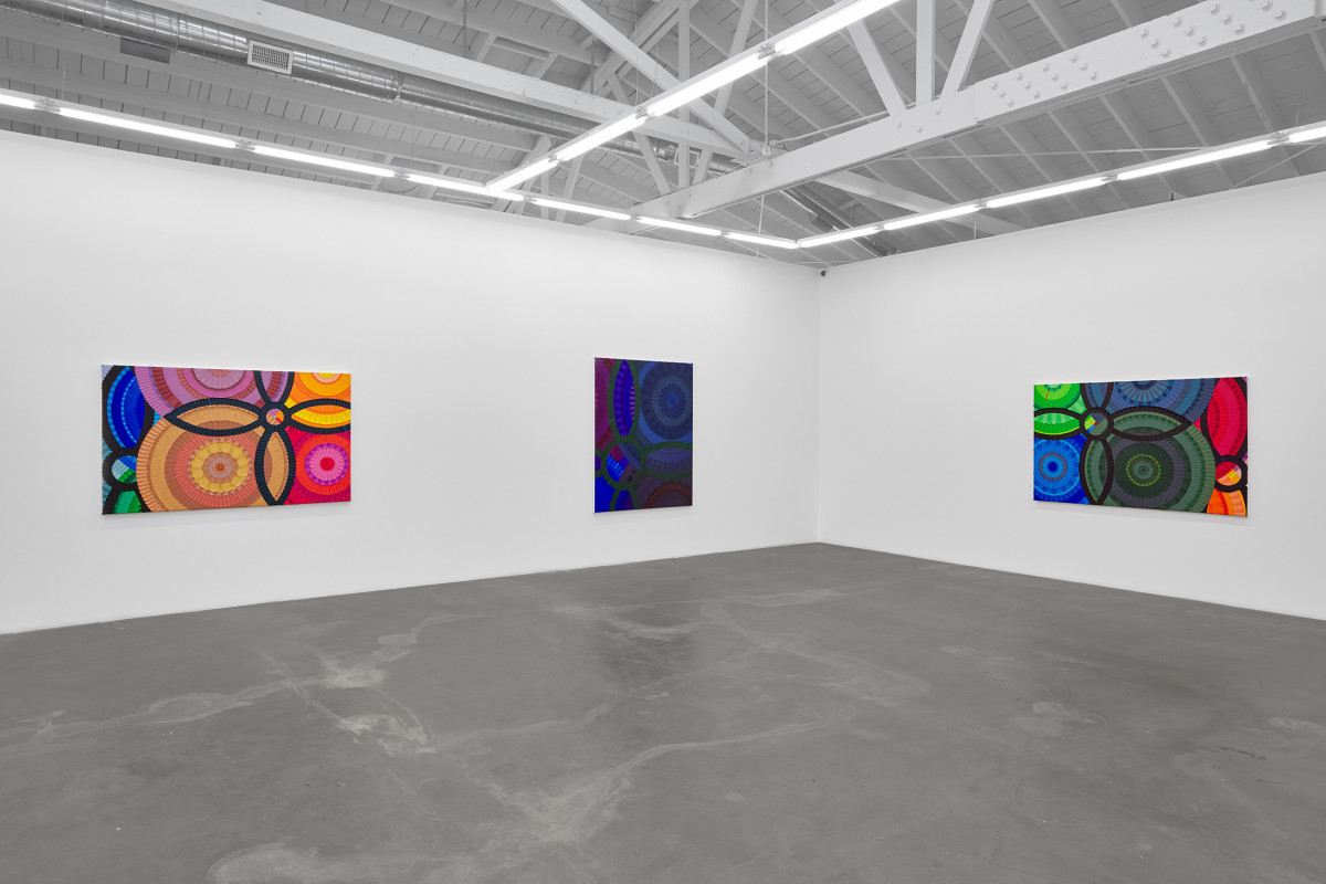 Installation view of JUNE EDMONDS: Meditations on African Resilience, on view February 24 - April 13, 2024