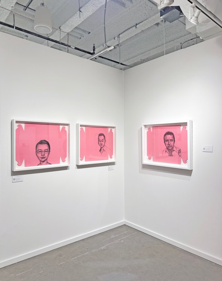 Installation view of Luis De Jesus Los Angeles at Dallas Art Fair 2023