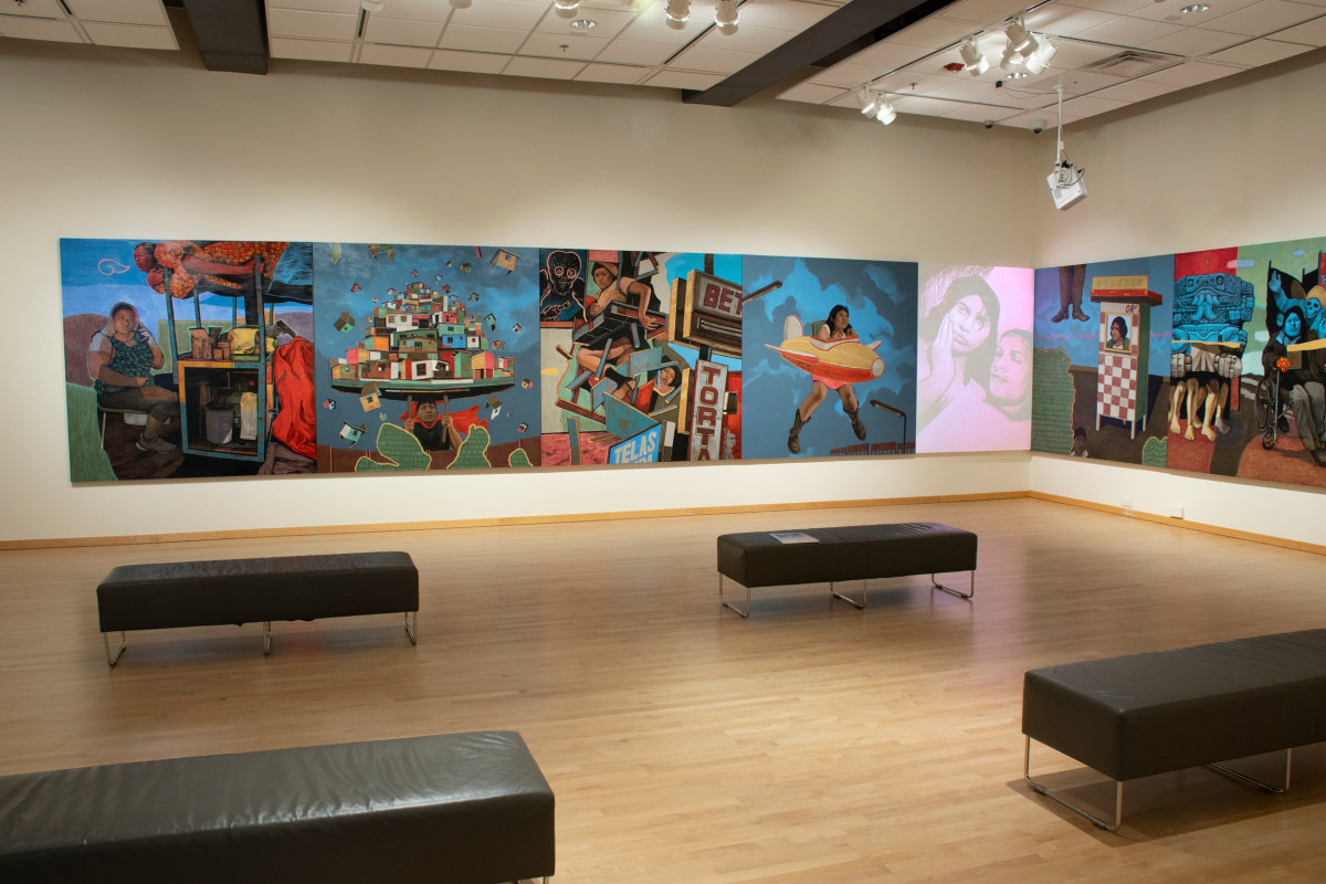Installation view of Hugo Crosthwaite: Tijuacolor, Staniar Gallery, Washington &amp;amp; Lee University