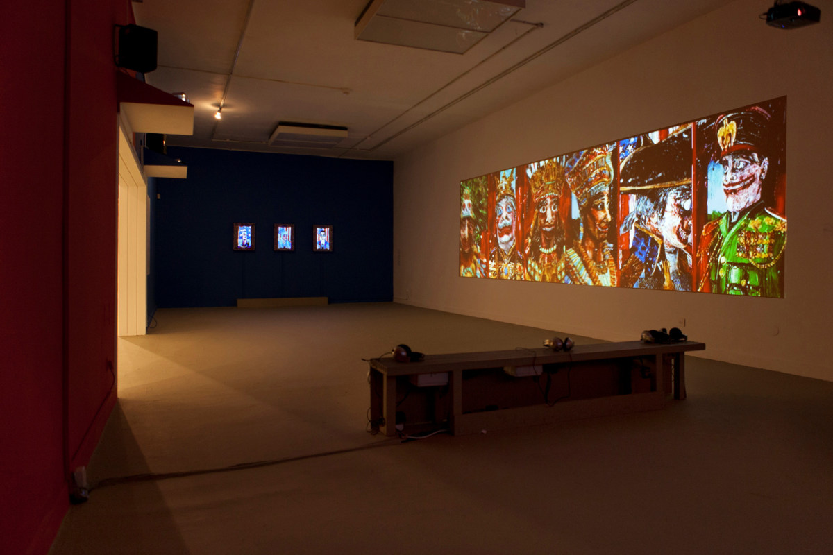 Installation image of Federico Somli: American Circus