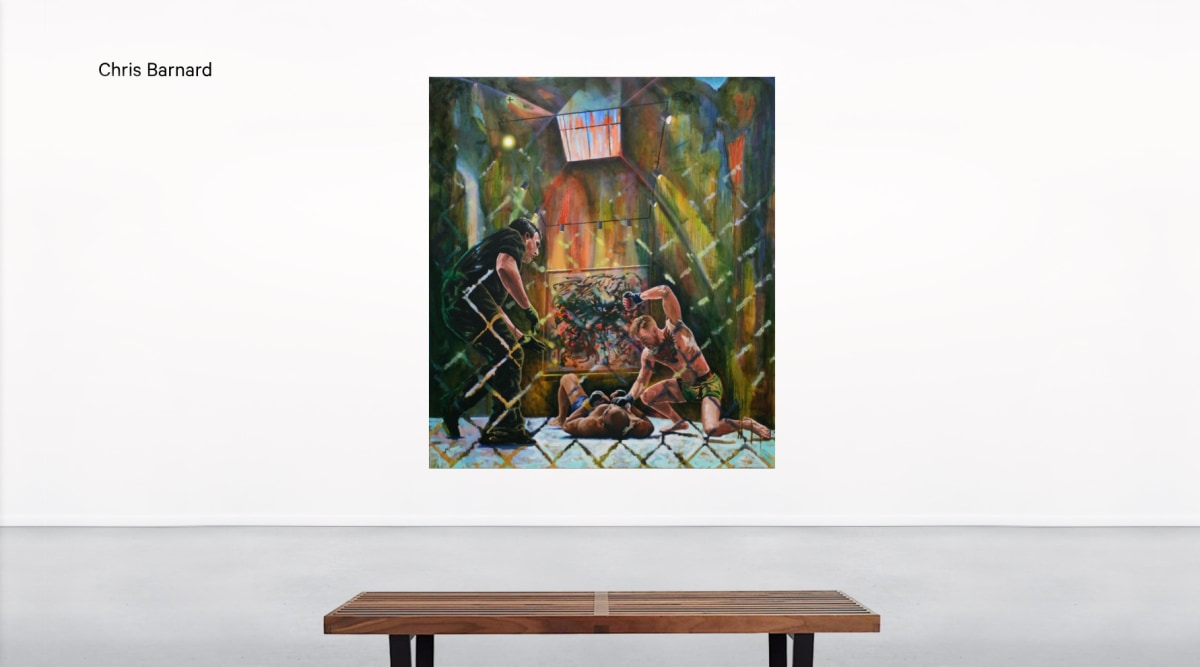 Installation view of Chris Barnard in Booth A8 at UNTITLED, ART Miami Beach Online Viewing Room